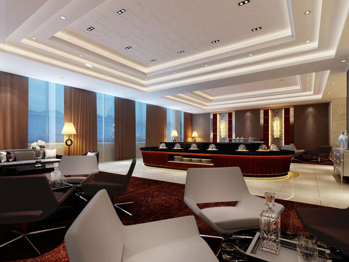 杭州濱江寫字樓多功能廳裝修設計效果圖